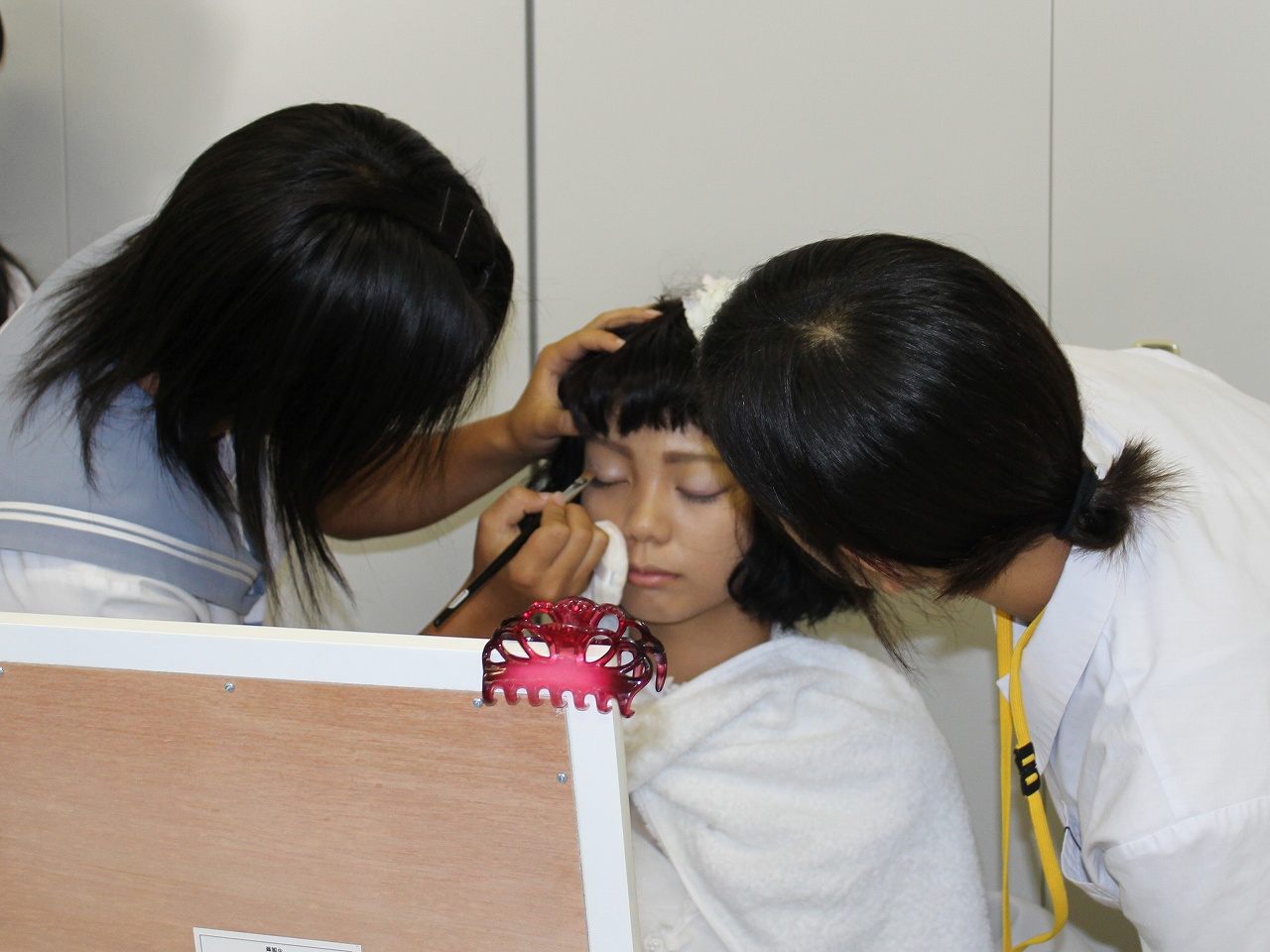 一日体験入学が実施されました 鹿児島城西高等学校 ヘアーデザイン科 トータルエステティック科 普通科 社会福祉科 ホテル観光科 調理科 ファッションデザイン科 商業科