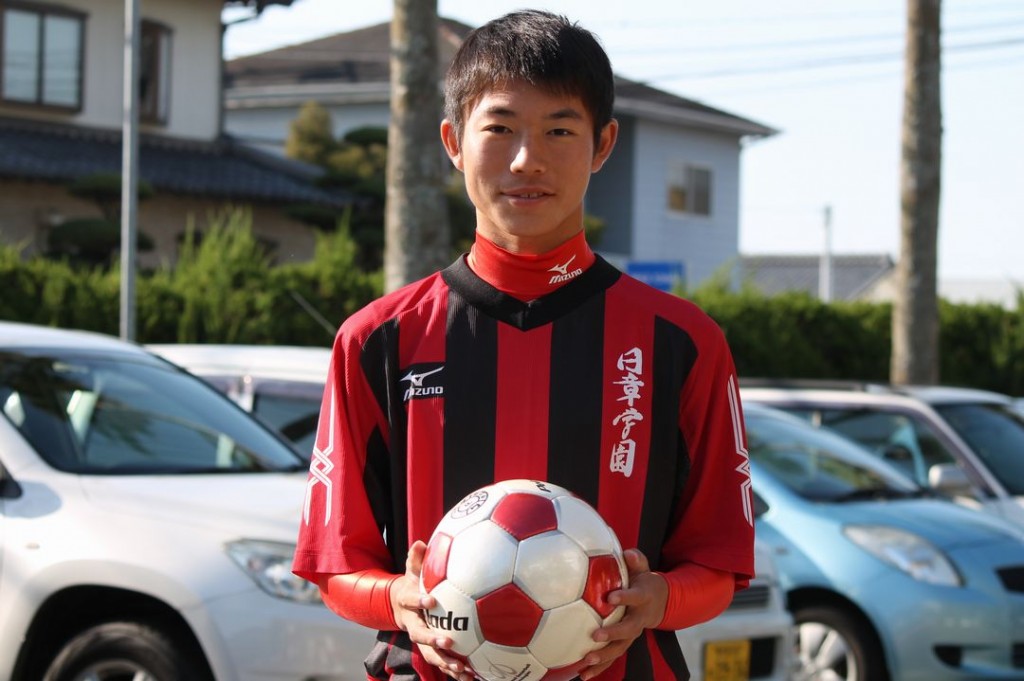 日章学園中学校 佐藤颯汰くんがサッカー U-16日本代表として